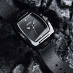 Guess Phoenix Square Black Dial Quartz Watch