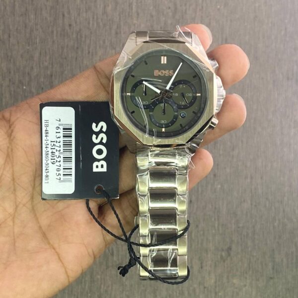 Hugo Boss Velocity Green Dial Chronograph 44MM
