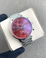 IWC Schaffhausen Red Dial 42mm Chronograph