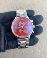 IWC Schaffhausen Red Dial 42mm Chronograph - Image 3