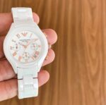 Armani Men Watch White Ceramic Analog 40mm - Image 3
