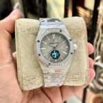 Audemars Piguet Royal Oak 43MM Tapisserie Silver Quartz