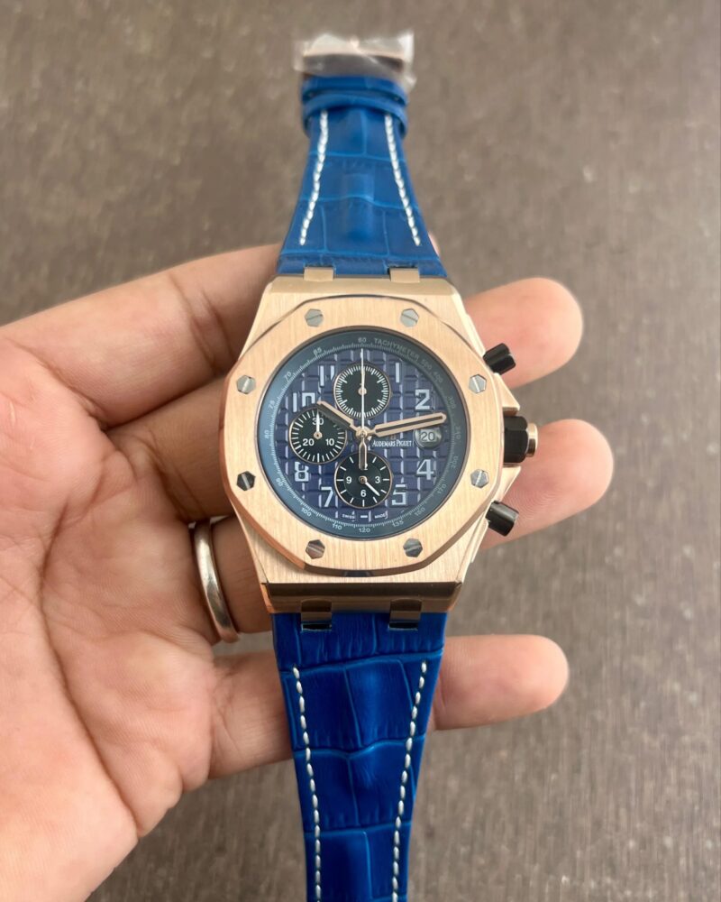Audemars-Piguet-Royal-Oak-Chronograph-Blue-Dial-40mm-Quartz-1 Audemars Piguet Royal Oak Chronograph Blue Dial 40mm Quartz - Image 1