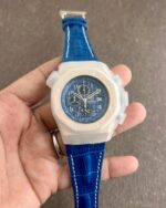 Audemars Piguet Royal Oak Chronograph Blue Dial 40mm Quartz - Image 5