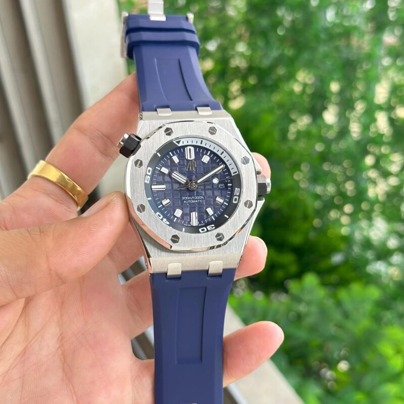 Audemars-Piguet-Royal-Oak-Offshore-Blue-44mm-Automatic-1 Audemars Piguet Royal Oak Offshore Blue 44mm Automatic - Image 1