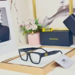 Balenciaga Unisex Optical Frame - Black - UV Protection - One Size