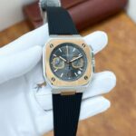 Bell & Ross Br-05 Urban Chronograph Rose Gold & Steel Grey 40mm Quartz