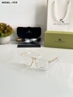 Burberry 008 Transparent Plastic Square Glasses