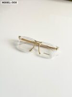 Burberry 008 Transparent Plastic Square Glasses - Image 2