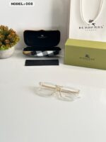 Burberry 008 Transparent Plastic Square Glasses - Image 3