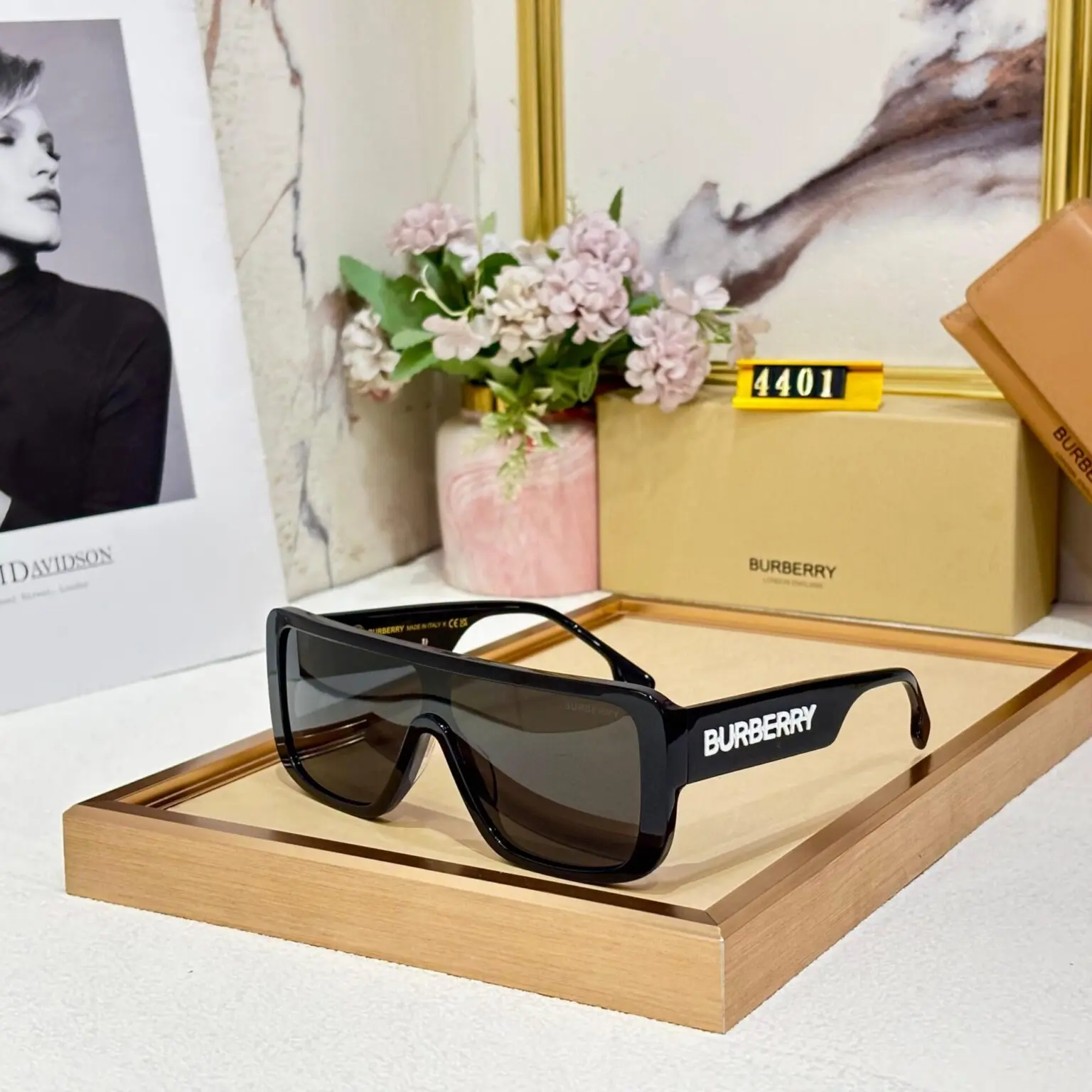 Burberry-C09P05-7-Black-Sunglasses-1 Burberry C09P05-7 Black Sunglasses - Image 1