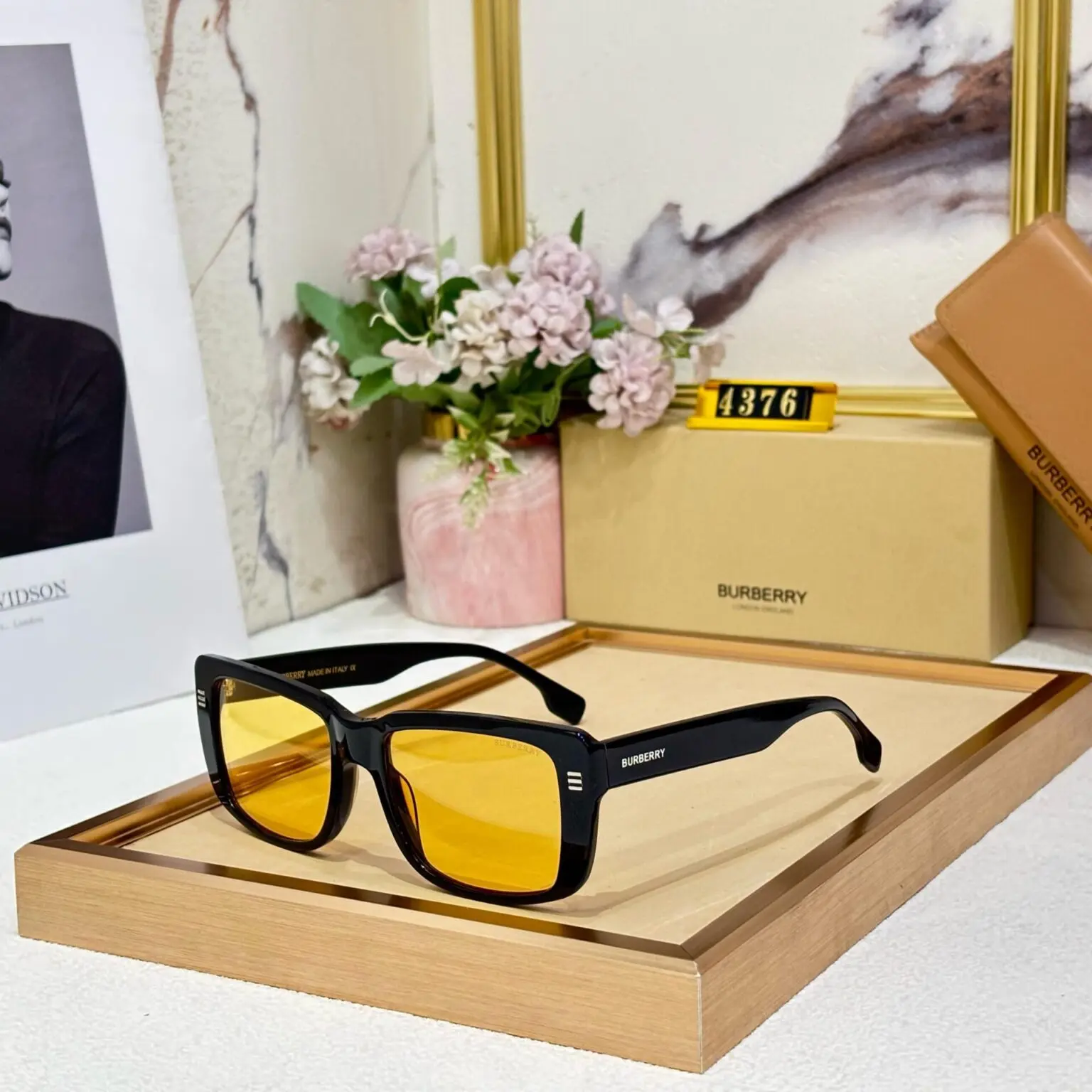 Burberry-C09P07-7-Sunglasses-Black-Frame-UV-Protected-1 Burberry C09P07-7 Sunglasses - Black Frame - UV Protected - Image 1