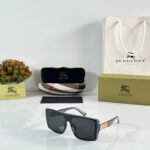 Burberry Men Sunglasses Black Grey