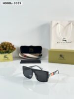 Burberry Men Sunglasses Black Grey