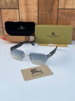 Burberry Rimless Sunglasses Black-Grey