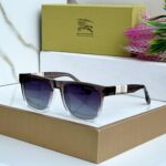 Burberry Square Transparent Gradient Sunglasses