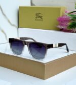 Burberry Square Transparent Gradient Sunglasses