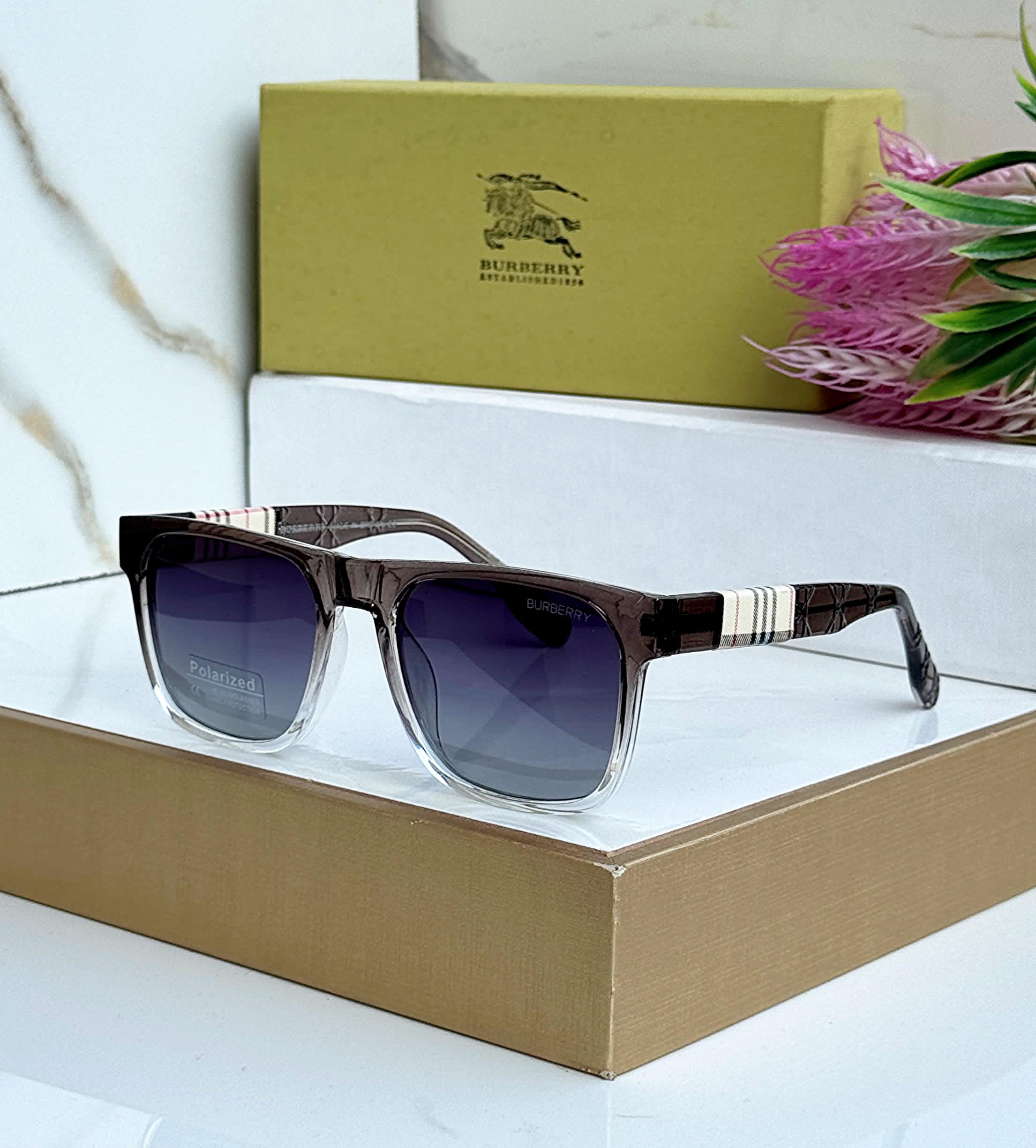 Burberry-Square-Transparent-Gradient-Sunglasses-1 Burberry Square Transparent Gradient Sunglasses - Image 1