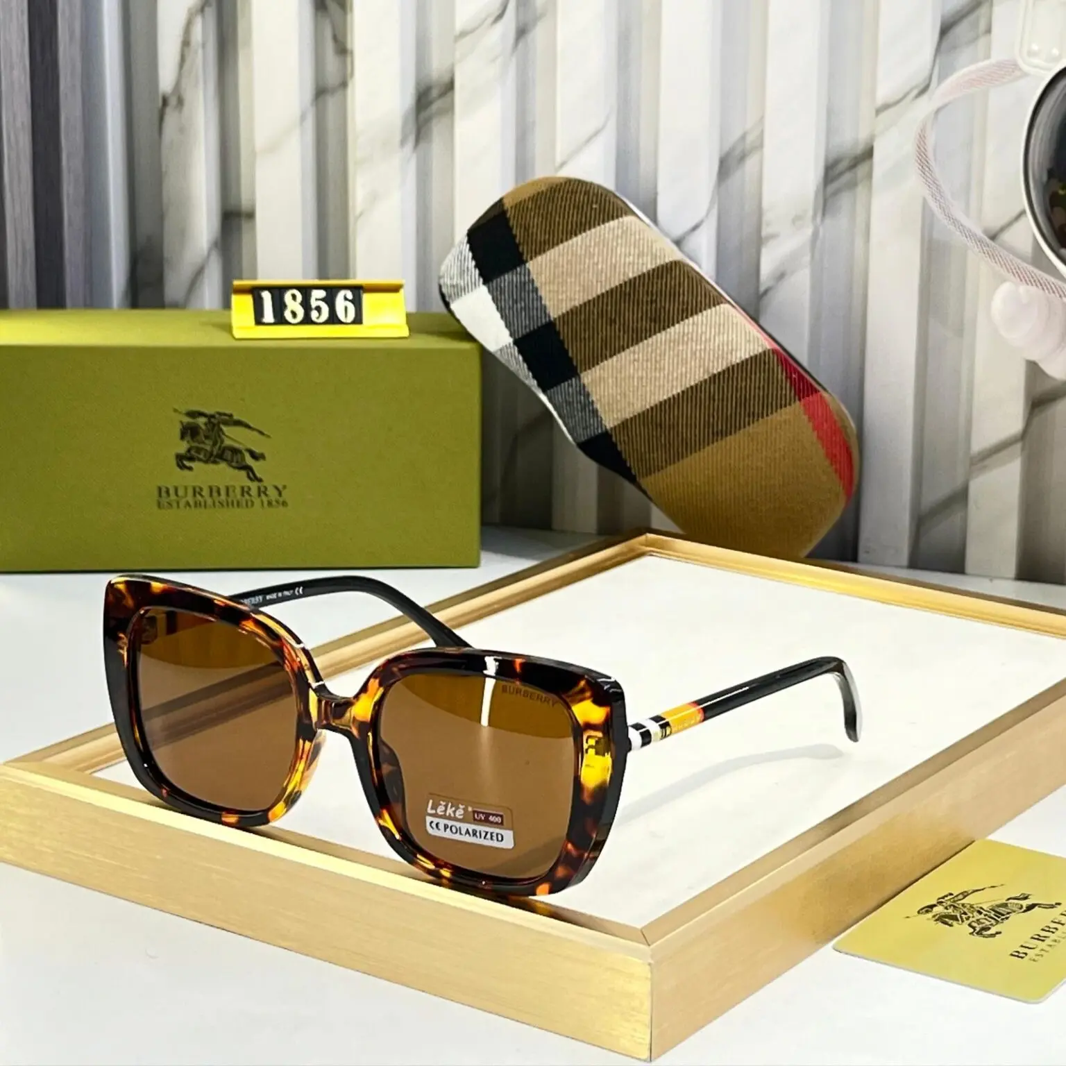 Burberry-Sunglass-C09B59-7-Black-UV-Protection-1 Burberry Sunglass C09B59-7 Black UV Protection - Image 1
