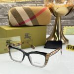 Burberry Unisex Eyeglasses Black-Coffee-Dark-Gray-Pink Acetate