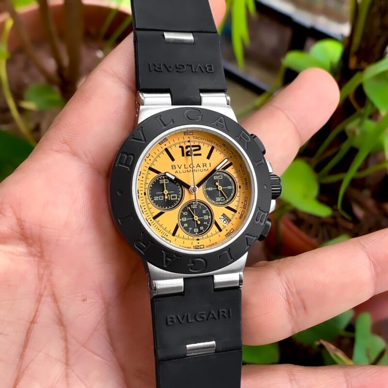 Bvlgari-Aluminium-Gran-Turismo-Black-41mm-Quartz-1 Bvlgari Aluminium Gran Turismo Black 41mm Quartz - Image 1