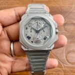 Bvlgari Chronograph Grey 40mm Quartz