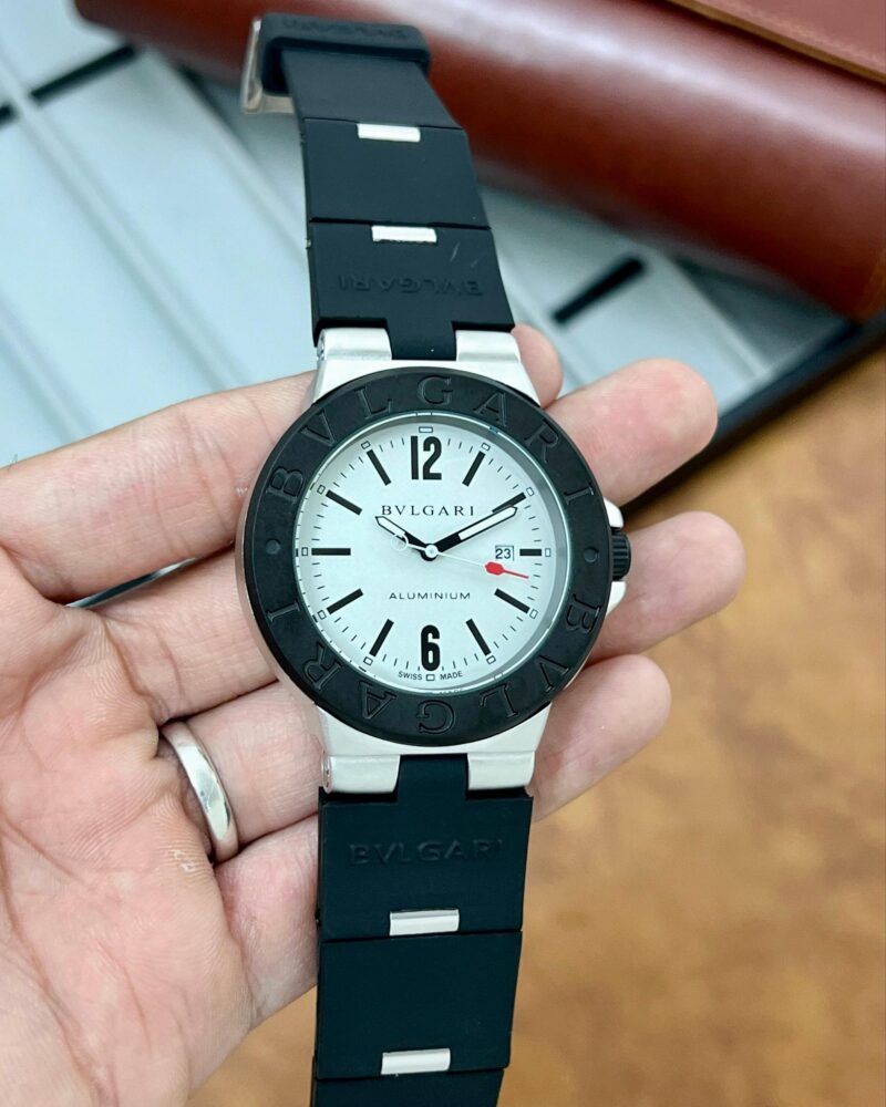 Bvlgari-Diagono-Titanium-Black-Dial-40mm-Quartz-1 Bvlgari Diagono Titanium Black Dial 40mm Quartz - Image 1