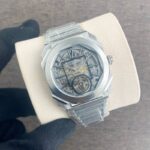 Bvlgari Finissimo Skeleton Silver 40mm Automatic - Image 2