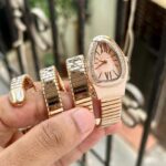 Bvlgari Serpenti Spiga 35MM Rosegold Dial Quartz