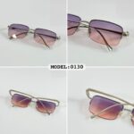 Cartier 0130 Metallic Silver-Pink Gradient Sunglasses - Image 4