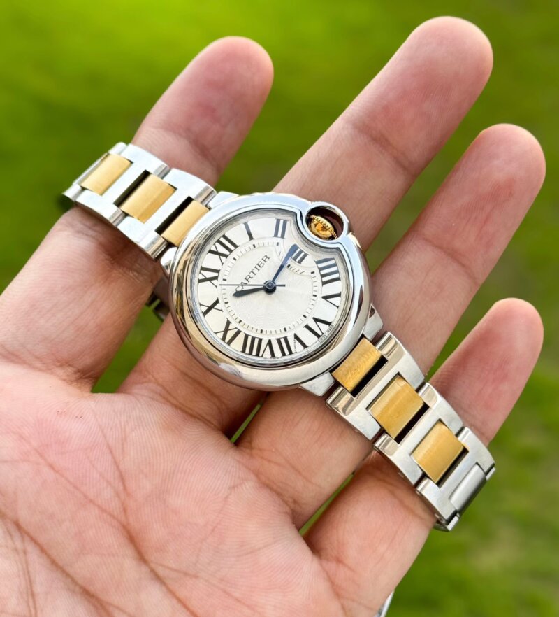 Cartier-Ballon-Bleu-33MM-Two-Tone-Quartz-Watch-1 Cartier Ballon Bleu 33MM Two-Tone Quartz Watch - Image 1