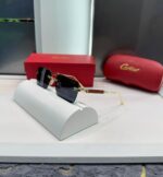Cartier Rimless Sunglasses Gold-Black - Image 2
