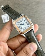 Cartier Santos 36mm Black Dial Quartz
