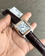Cartier Santos 36mm Black Dial Quartz Gents Watch - Image 2