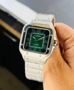 Cartier Santos 43MM Green Dial Automatic