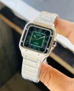 Cartier Santos 43MM Green Dial Automatic - Image 2