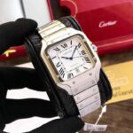Cartier Santos 43MM Silver Dial Automatic - Image 3