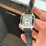 Cartier Santos 43mm Geometric Black Dial Automatic