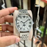 Cartier Santos De Multifunction Quartz White Dial 43mm
