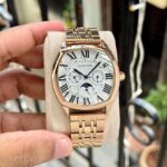 Cartier Santos De Multifunction White Dial 43mm Quartz