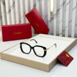 Cartier Square Black Optical Frame - UV Protected