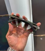 Cartier Square Green Acetate Frame Sunglasses - Image 3