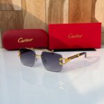 Cartier Sunglasses Black-Grey