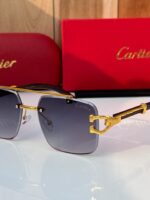 Cartier Sunglasses Black-Grey - Image 2