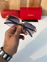 Cartier Sunglasses Black-Grey - Image 4