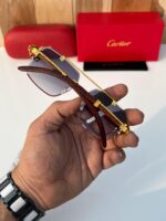 Cartier Sunglasses Black-Grey - Image 5