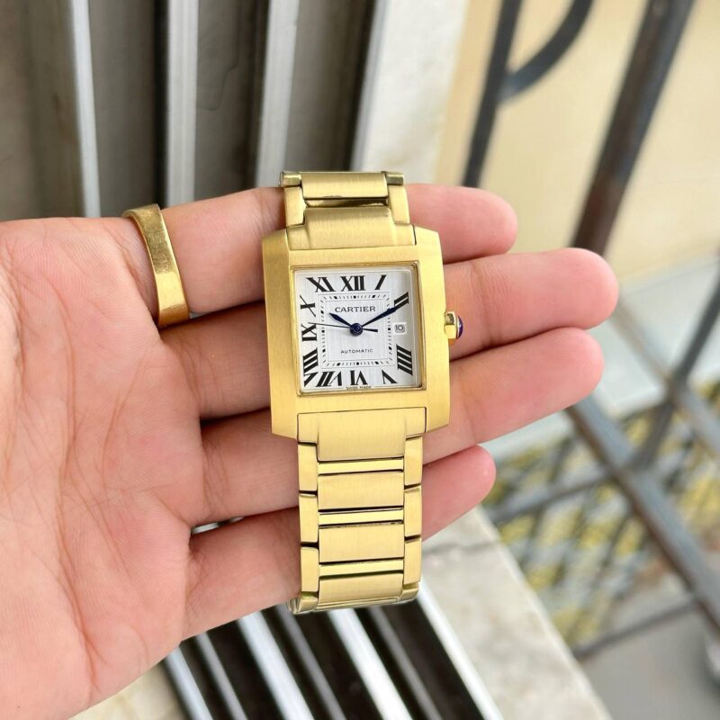 Cartier-Tank-Francaise-38MM-White-Dial-Automatic-1 Cartier Tank Francaise 38MM White Dial Automatic - Image 1
