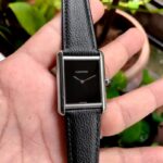 Cartier Tank Must Large WSTA0085 Black Dial Quartz 28MM