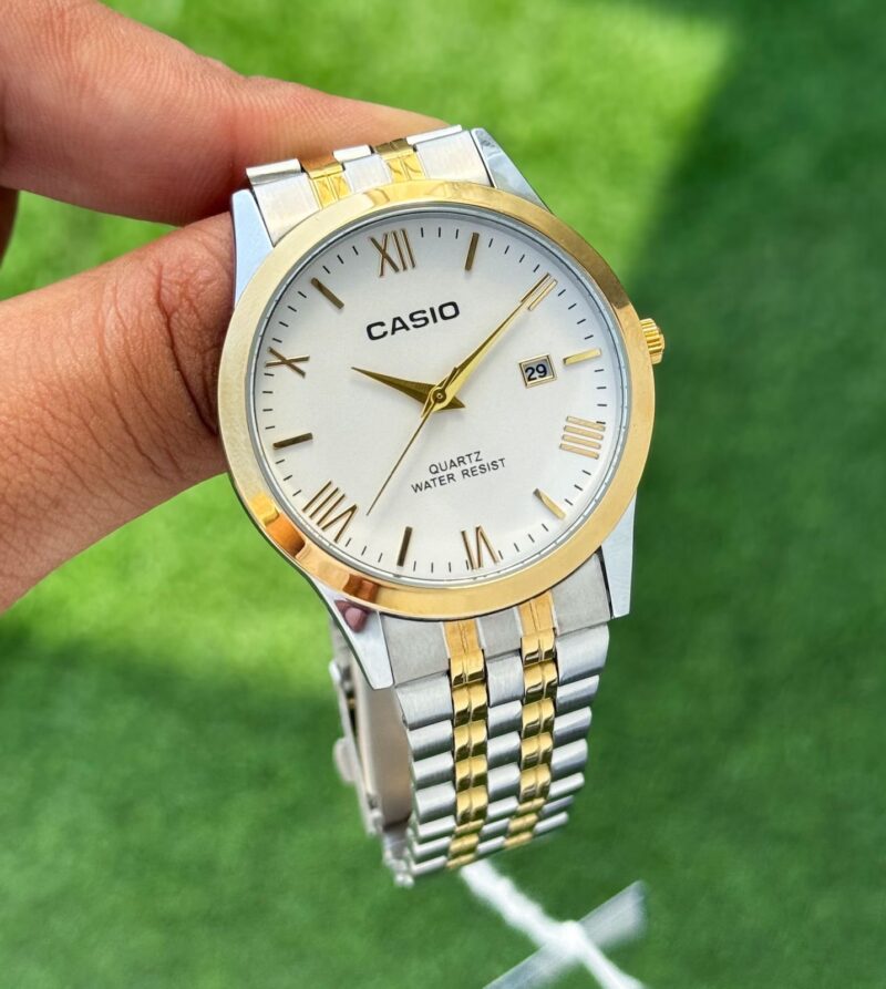 Casio-7AA-White-Dial-Quartz-40mm-1 Casio 7AA White Dial Quartz 40mm - Image 1