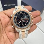Casio Edifice ECB-900PB Black Blue Dial 45mm Quartz